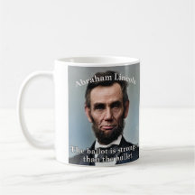 Fête du Président Lincoln Mug patriotique