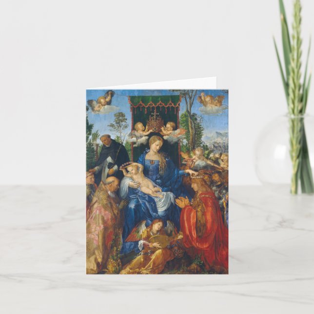 Fête du Rosaire - Albrecht Dürer, 1506 (Devant)