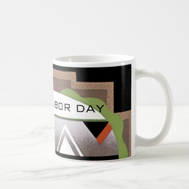 Fête du Travail Café Mug Art déco par Janz (Droite)