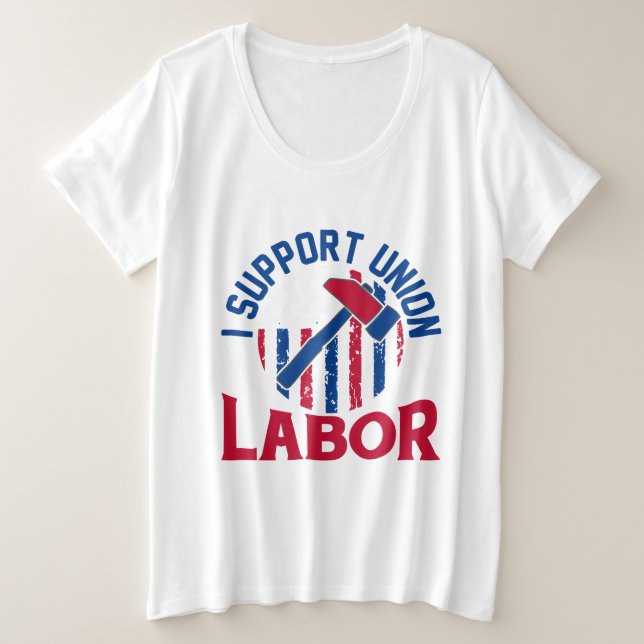 Fête du Travail - Je soutiens le syndicalisme  (Design devant)