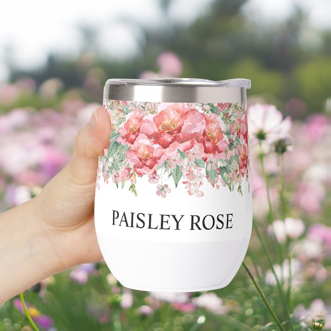 Fête élégante de mariage floral rose (Créateur téléchargé)