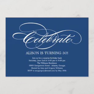 Fête Élégante Invitation de la Fête générale
