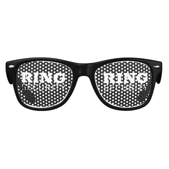 Fête Enfant Lunettes de sécurité de l'anneau rétro (Devant)