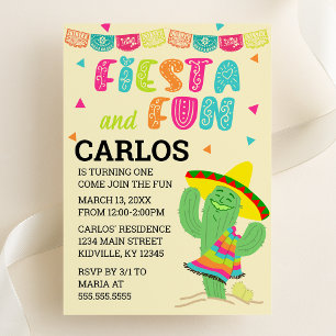 Fête et Amusement Anniversaire Invitation