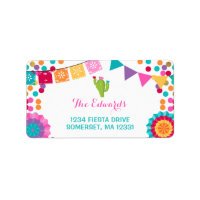 Fête Étiquette de adresse mexicaine