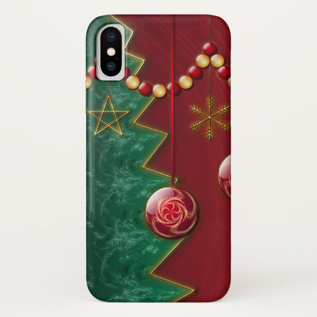 Fête factice coque iphone-Mate de Noël (Dos)