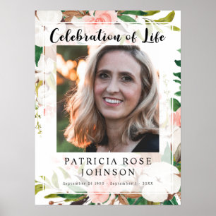 Fête funéraire de la vie Affiche de bienvenue phot