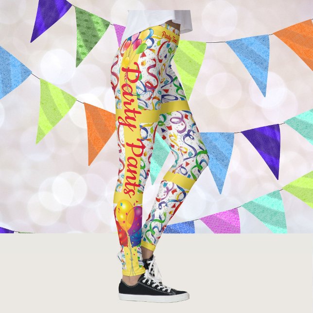 Fête Heure Leggings Célébrer Anniversaire Pantalon (Créateur téléchargé)