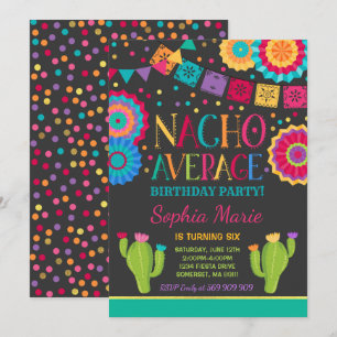 Fête Invitation Anniversaire Nacho Moyenne Fête