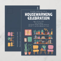 Fête Invitation Cute Living Room Shelts