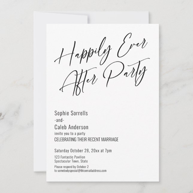 Fête "Joyeux Jusqu'à La Fin Des Temps" Invitation  (Devant)