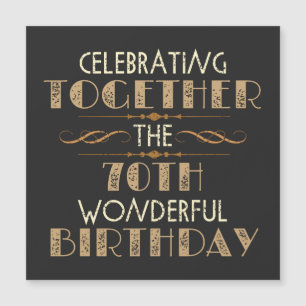 fête le 70e anniversaire