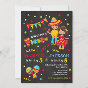 Fête mexicaine Invitation Anniversaire