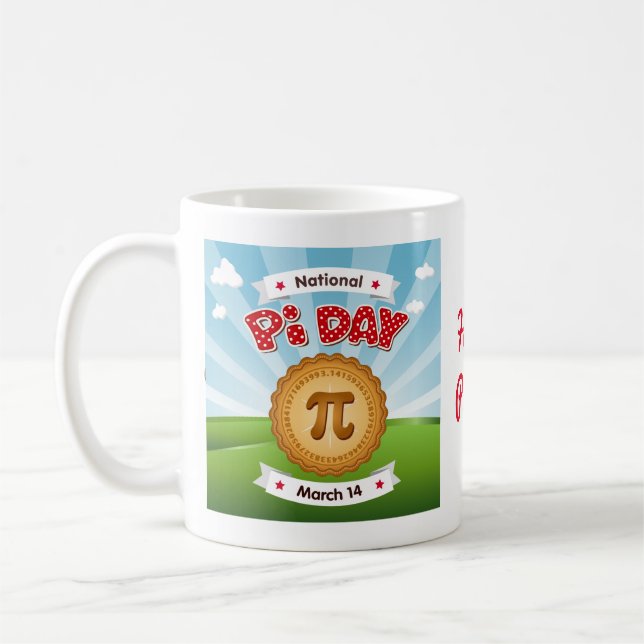 Fête nationale du tarte, 14 mars, Mug (Gauche)