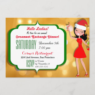 Fête ou dîner Invitation