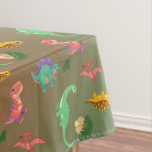 Fête Préhistorique – Nappe Dinosaurus - 
