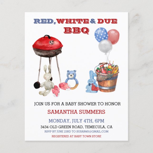 Fête prénatale de la fête d'indépendance du 4 juil (Devant)