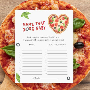 Fête prénatale Pizza baby - Nommez cette chanson p