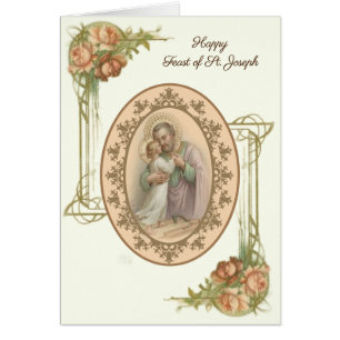 Fête religieuse de la Saint-Joseph avec l'Enfant J
