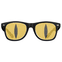 Lunettes amusantes pour yeux de chat (Jaune)