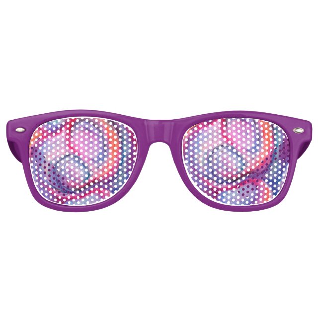Fête Retro Lunettes Rétro de Nouveauté (Devant)