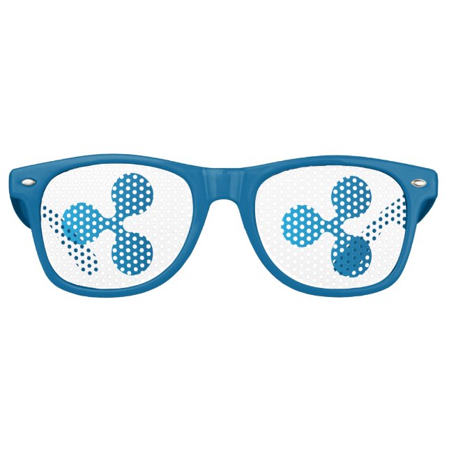 Fête Retro Onduler les lunettes de partie XRP (Devant)