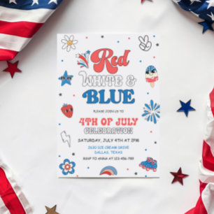 Fête Rouge Blanc Bleu, Invitation à la fête aux Ét