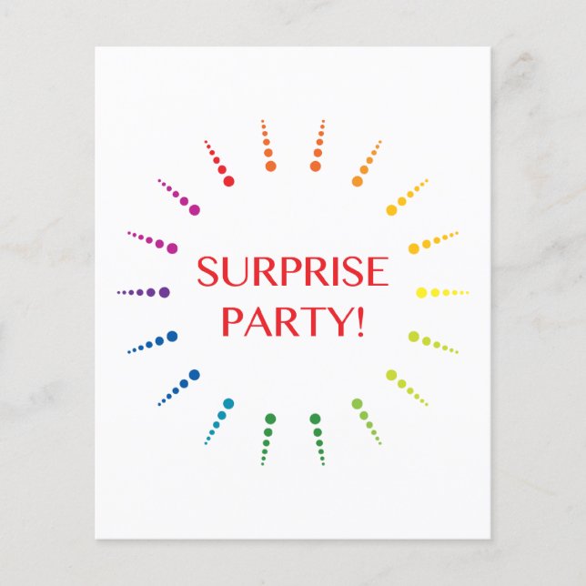 fête surprise (Devant)