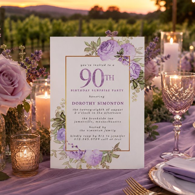 Fête surprise pour les 90 ans de Rose dans un budg (Créateur téléchargé)