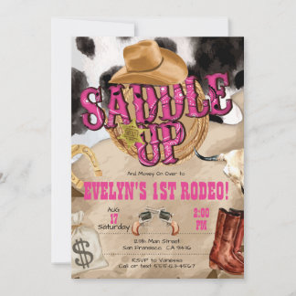 Fête Western, Invitation Western pour la fête de C