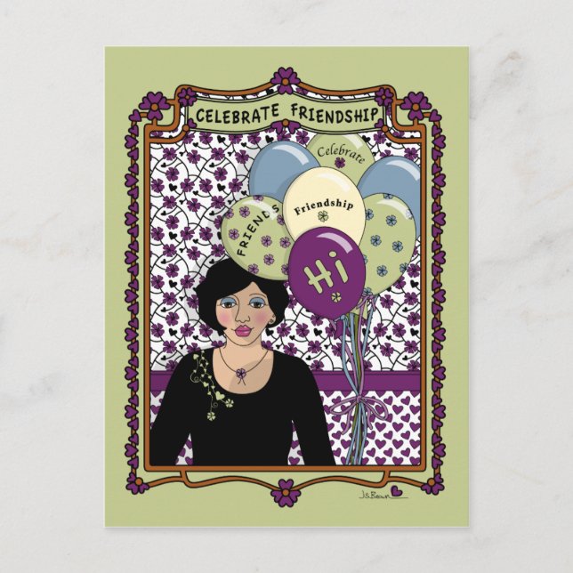 Fêter la carte postale Friendship_A_ (Devant)