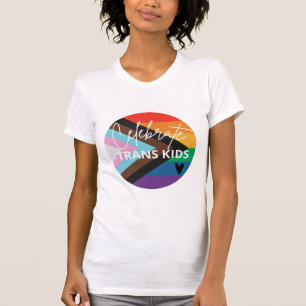 Fêter le T-shirt féminin Trans-Kids