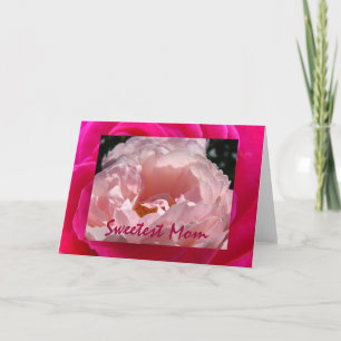 Fêtes Annuelles Cartes cadeaux de voeux pour la plus douce Maman F
