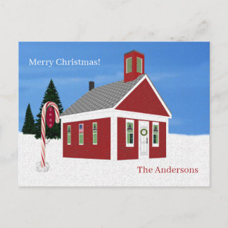 Fêtes Annuelles Cartes de Noël de l'école pour enseignant(s)