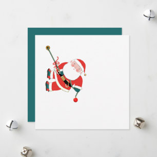 Fêtes Annuelles Cartes de Noël drôles d'escalade de rochers pour l