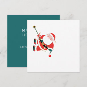 Fêtes Annuelles Cartes de Noël drôles d'escalade de rochers pour l