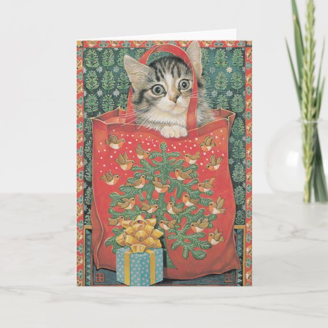 Fêtes Annuelles Cartes de Noël pour chats (Devant)