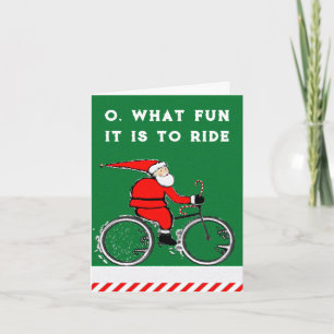 Fêtes Annuelles Cartes de Noël pour cyclistes