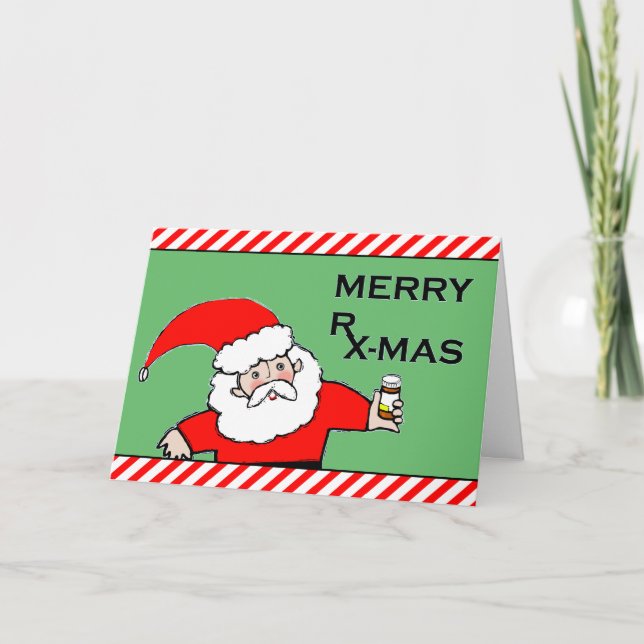 Fêtes Annuelles Cartes de Noël pour Humours de santé (Devant)