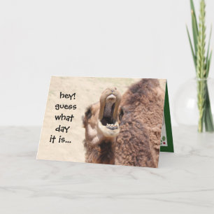 Fêtes Annuelles Cartes de Noël pour la Fête de la Humpe de Camel F