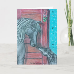 Fêtes Annuelles Cartes de Noël pour le moment de mistletoe et le f
