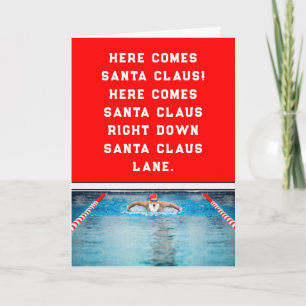 Fêtes Annuelles Cartes de Noël pour nageurs