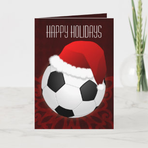 Fêtes Annuelles Cartes de Noël pour un joueur de football