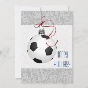Fêtes Annuelles Cartes de Noël pour un joueur de football