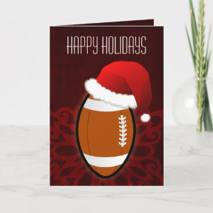 Fêtes Annuelles Cartes de Noël pour un joueur de football
