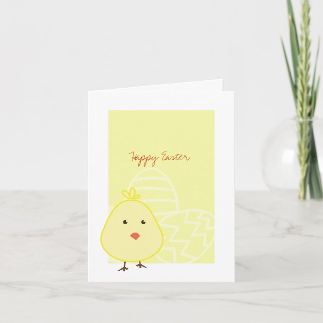 Fêtes Annuelles Cartes de Pâques pour bébé poussin (Devant)