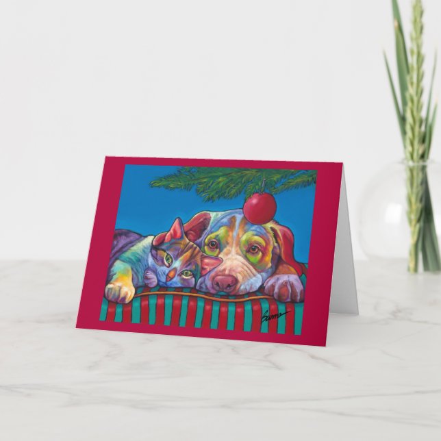 Fêtes Annuelles Cartes de vacances pour les petits de Noël par Ron (Devant)
