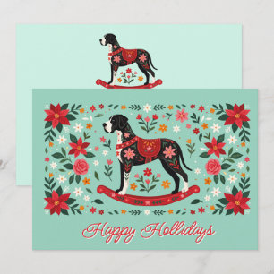 Fêtes Annuelles Cartes de vœux de Noël pour Grands Danois