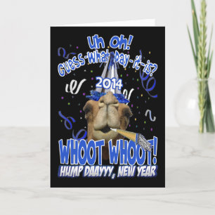 Fêtes Annuelles Cartes de voeux du jour de l'année 2014 pour la Jo