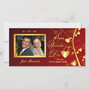 Fêtes Annuelles Cartes de vœux élégantes pour la Saint-Valentin